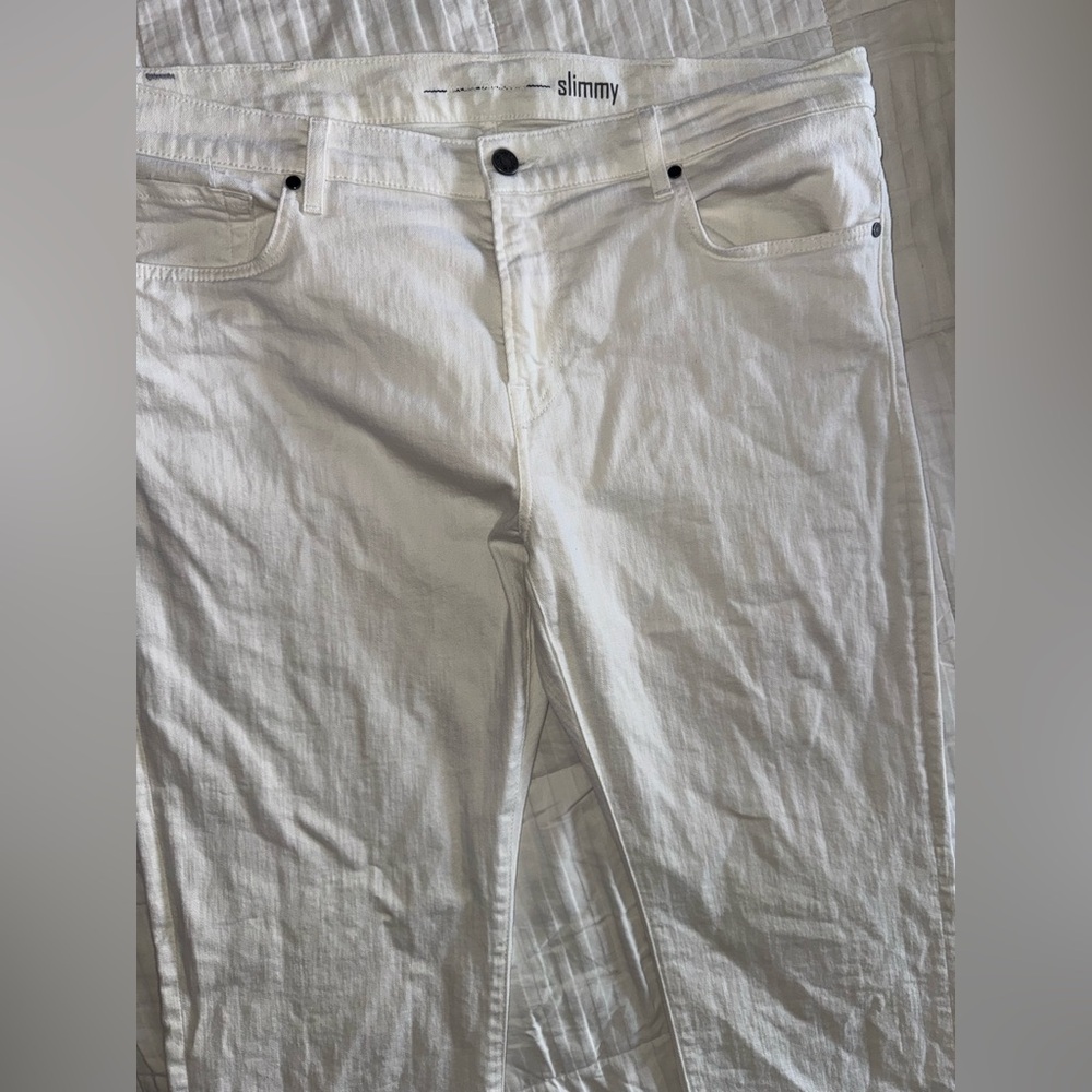 Mens White Jeans
